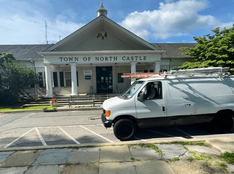 Elyria Power Washing commercial cleaning team at work in Elyria business district